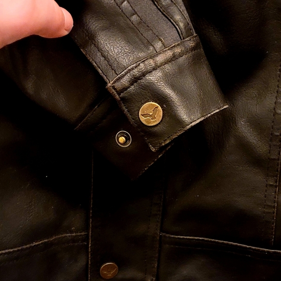Leather Motorcycle Jacket - Picture 6 of 10